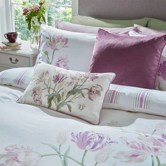 Gosford Floral Bedding by Laura Ashley in Grape Purple