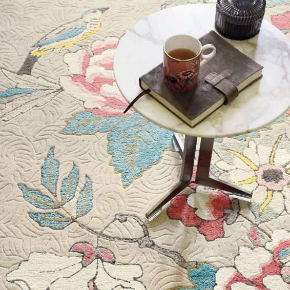 Paeonia Blush Rugs 37902 by Wedgwood