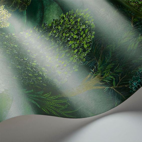 Forest Wallpaper 9028 by Cole & Son in Forest Greens