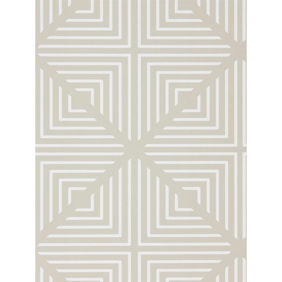 Radial Wallpaper 111554 by Harlequin in Linen Beige