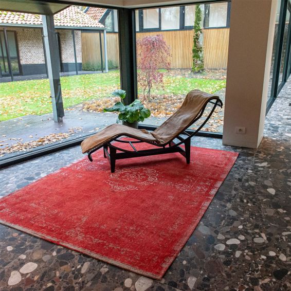 Louis De Poortere Designer Rugs Medallion in 9147 Cherry