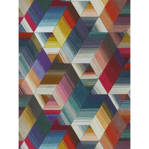 Arccos Wallpaper 111969 by Harlequin in Cerise Neptune Teal
