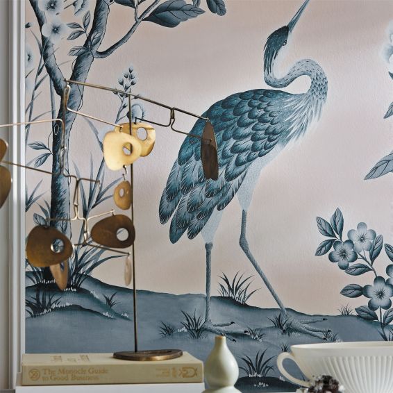 Florence Wallpaper 112890 by Harlequin in Powder China Blue
