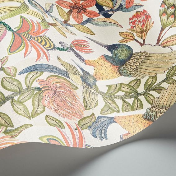 Luxury Protea Garden Silk Wallpaper 119 10045 by Cole & Son in Multicolour