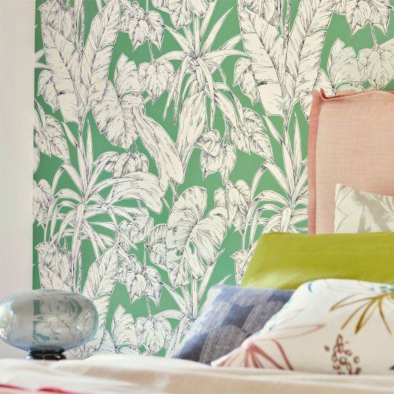 Parlour Palm Wallpaper 112024 by Scion in Gecko Green