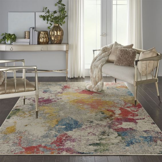 Celestial Modern Abstarct Rugs CES12 IVMTC by Nourison