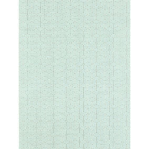 Vault Geometric Wallpaper 112087 by Harlequin in Seaglass Green