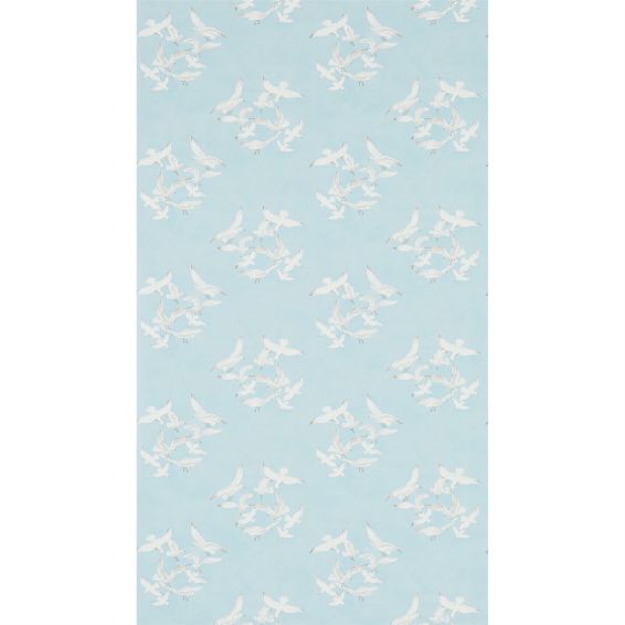 Seagulls Wallpaper 214585 by Sanderson in Sky Blue