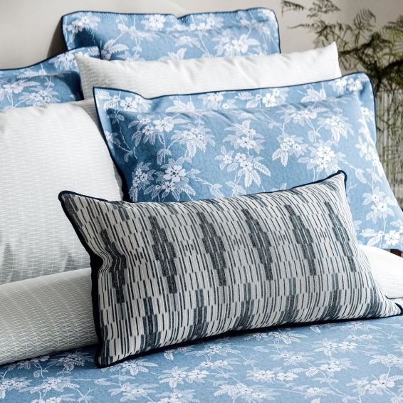 Zayda Cushion by Bedeck of Belfast in Midnight Blue