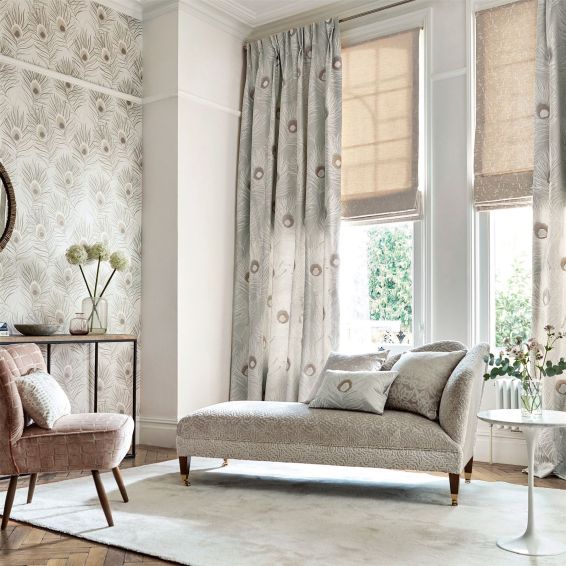 Orlena Wallpaper 111880 by Harlequin in Putty Silver