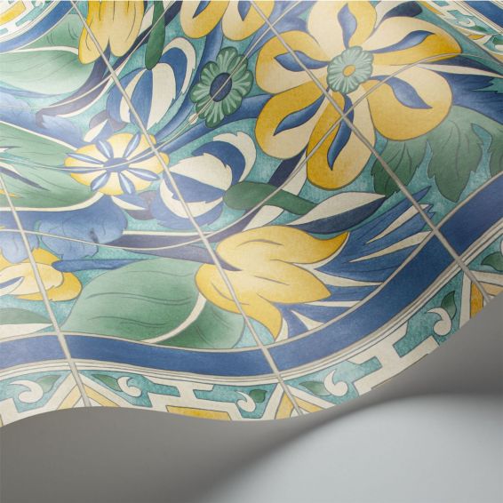 Triana Wallpaper 5013 by Cole & Son in Canary Yellow