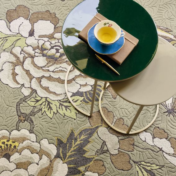 Paeonia Neutral Rugs 37904 by Wedgwood