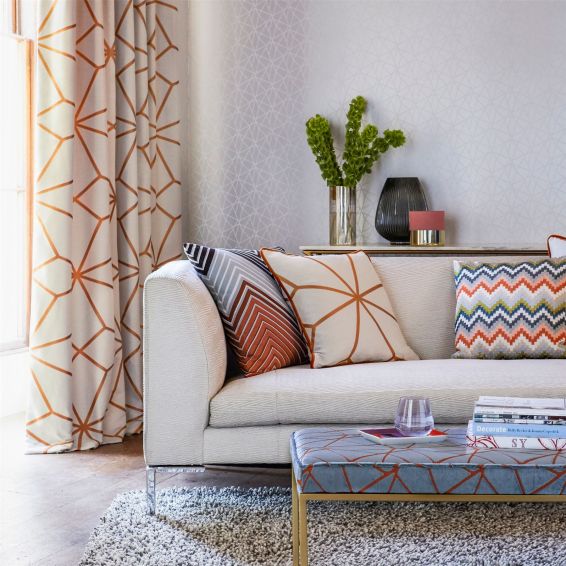 Zola Shimmer Wallpaper 111976 by Harlequin in Steel Grey