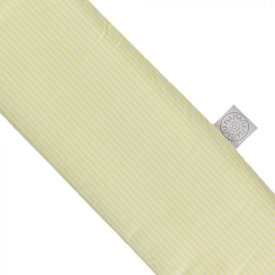 YuYu Japanese Cotton Hot Water Bottle in Sugar Yellow Stripe