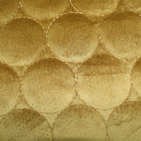 Halo Textured Geometric Cushion by Scatter Box in Antique Gold
