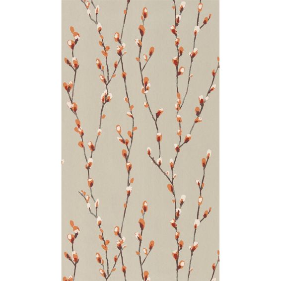 Salice Wallpaper 111470 by Harlequin in Tangerine Gilver