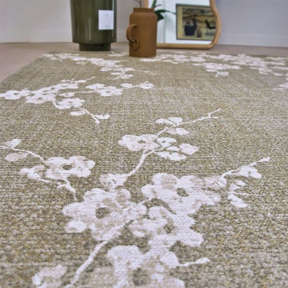 Louis De Poortere Designer Sakura Rugs in 9372 Wet Garden