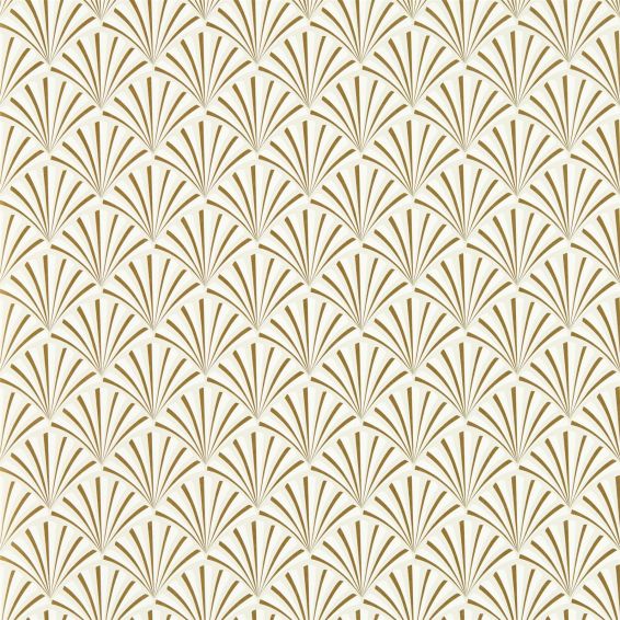 Chrysler Wallpaper W0164/02 by Clarke & Clarke in Pearl White