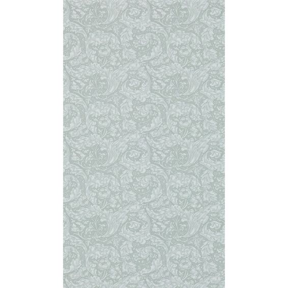 Bachelors Button Wallpaper 214735 by Morris & Co in Silver Grey