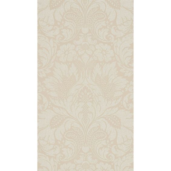 Kent Wallpaper 216392 by Sanderson in Parchment Yellow