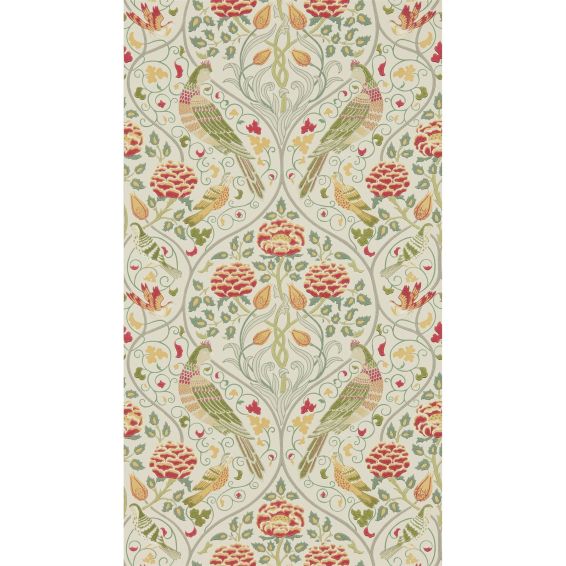 Seasons By May Wallpaper 216687 by Morris & Co in Linen White