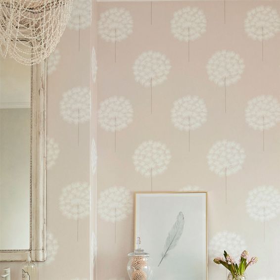 Amity Wallpaper 111885 by Harlequin in Rose Gold Pearl