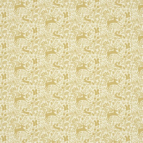 Kelda Woodland Wallpaper 112218 by Scion in Grasshopper Green