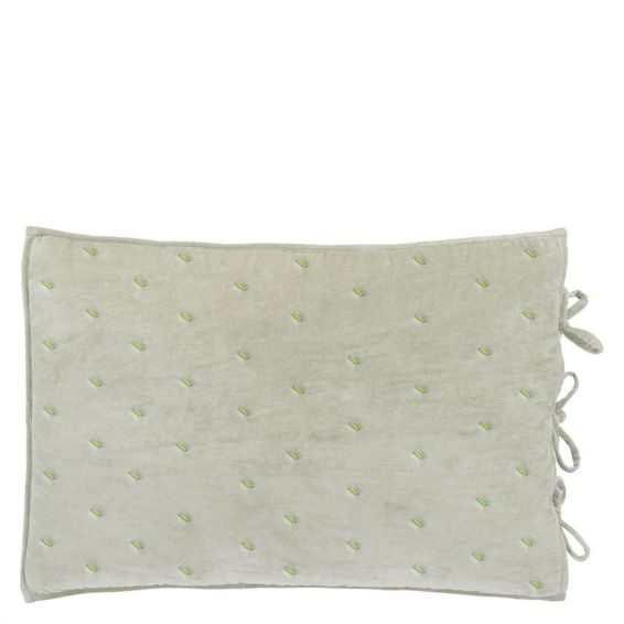 Designers Guild Sevanti Rectangular Quilted Cushion in Dove