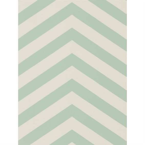 Vector Chevron Wallpaper 111303 by Scion in Mist Green