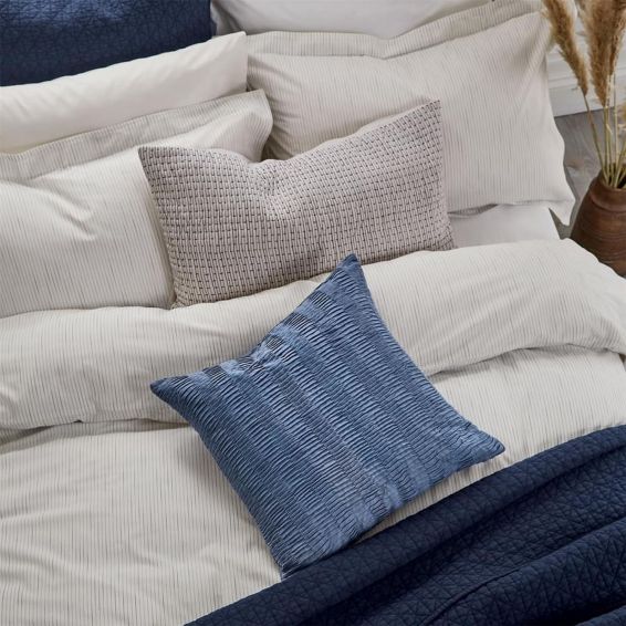 Arlyn Cushion by Bedeck of Belfast Rare Earth in Indigo