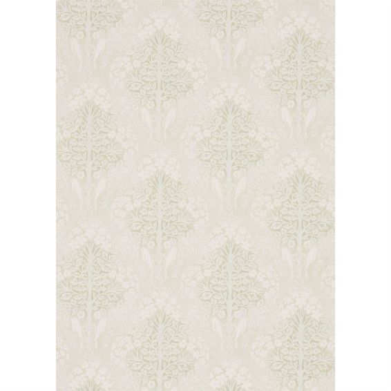 Lerena Wallpaper 216397 by Sanderson in Ivory White