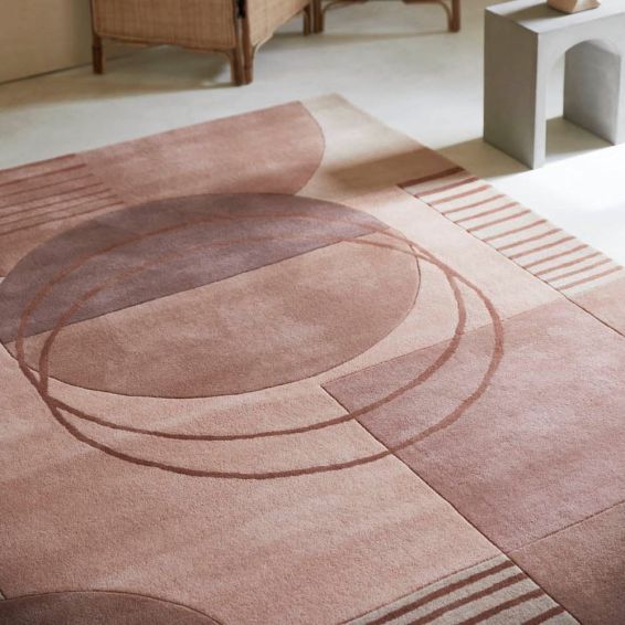 Decor Lola Geometric Wool Rugs 095403 By Brink and Campman