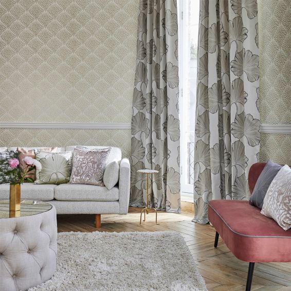 Charm Wallpaper 111748 by Harlequin in Gold Chiffon