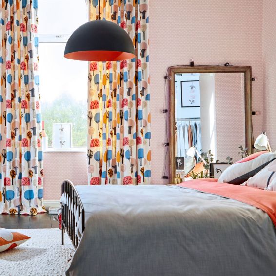 Kielo Wallpaper 111534 by Scion in Blush Pink