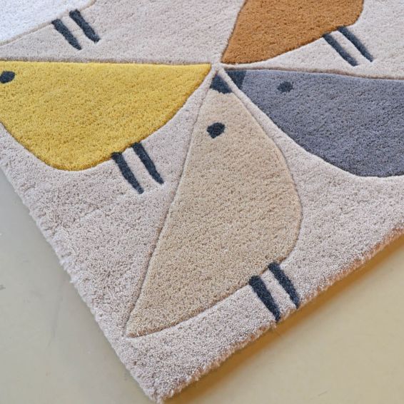Scion Lintu Rugs 24405 in Dandelion