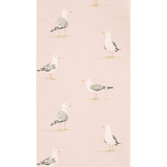 Shore Birds Wallpaper 216562 by Sanderson in Blush Pink