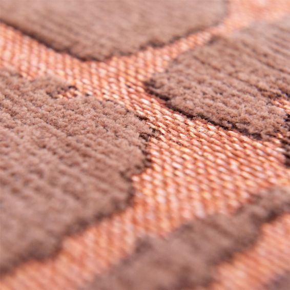 Louis De Poortere Structures Baobab 9199 Circle Rugs in Za Copper