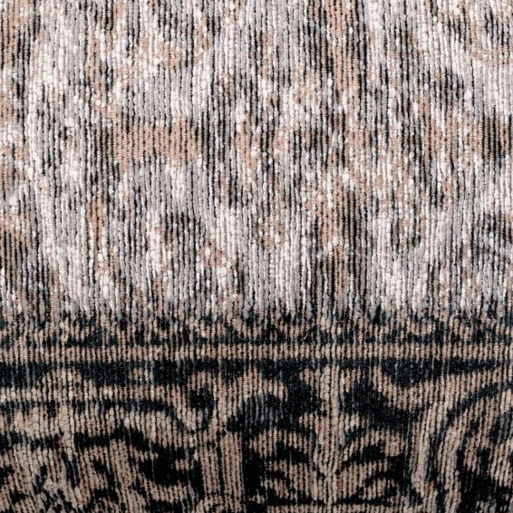 Louis De Poortere Rugs Vintage Patchwork Multi 8101 Black White