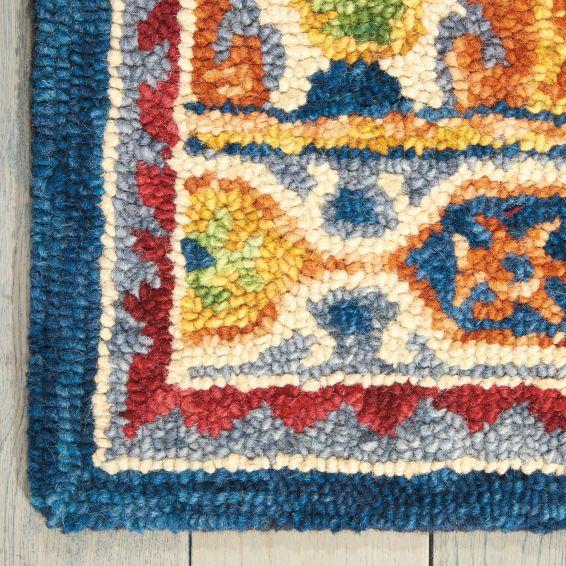 Vibrant Rugs VIB09 in Navy by Nourison