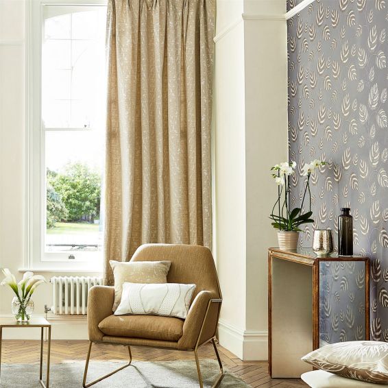 Marbelle Wallpaper 111891 by Harlequin in French Grey Brass