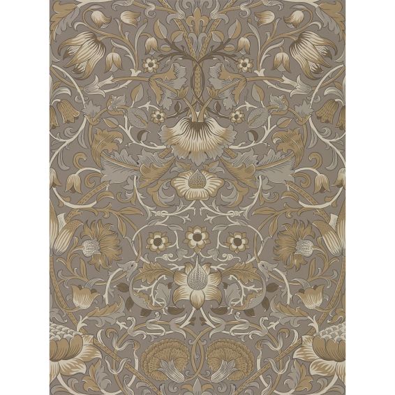 Pure Lodden Wallpaper 216028 by Morris & Co in Taupe Gold