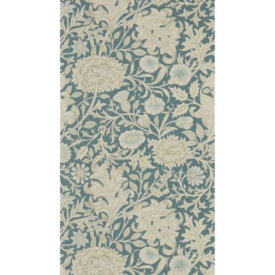 Double Bough Wallpaper 216682 by Morris & Co in Slate Blue