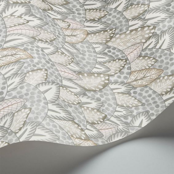 Zulu Terrain Wallpaper 119 9040 by Cole & Son in Heath Grey Blush