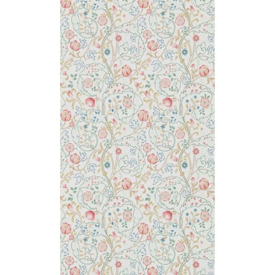 Mary Isobel Wallpaper 214728 by Morris & Co in Pink Ivory
