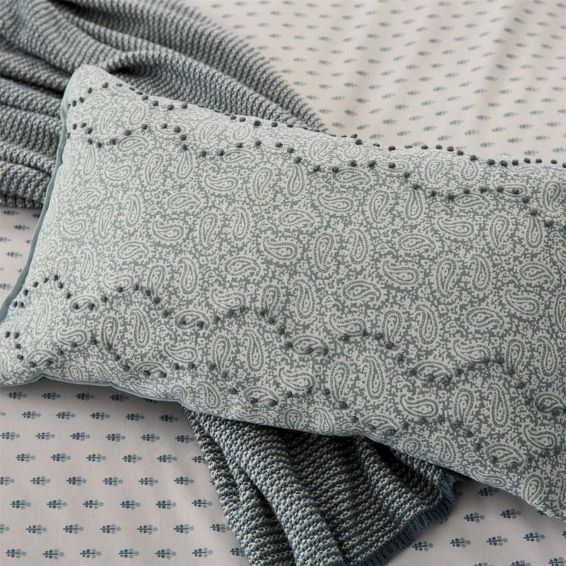 Elsie Paisley Cushion By Murmur in Lough Green