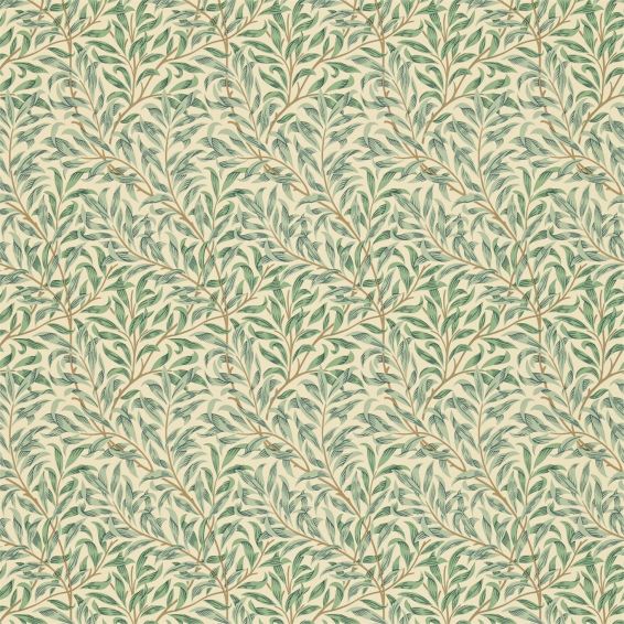 Willow Boughs Wallpaper 210489 by Morris & Co in Privet Green