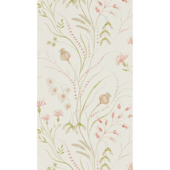 Summer Harvest Wallpaper 216495 by Sanderson in Claret Olive