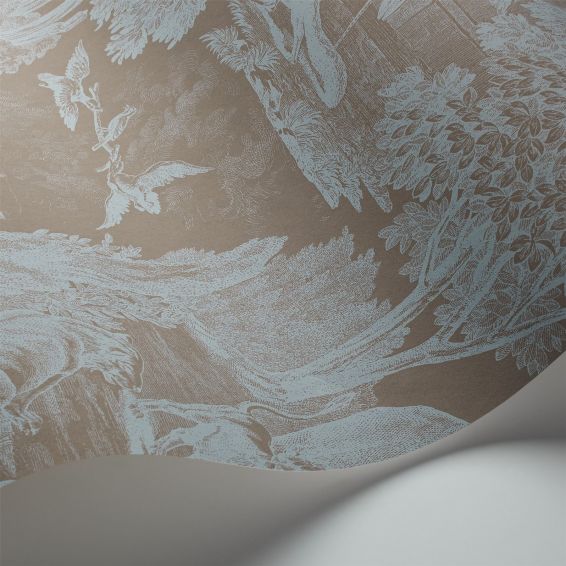 Versailles Wallpaper 99 15063 by Cole & Son in Teal Blue
