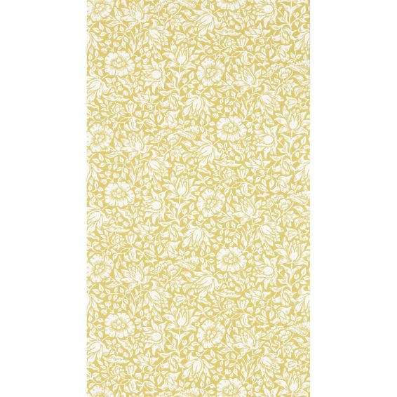 Mallow Wallpaper 217072 by Morris & Co in Weld Yellow