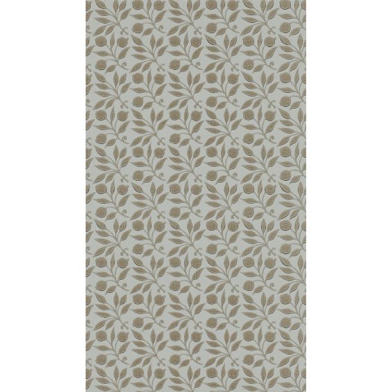 Rosehip Wallpaper 214709 by Morris & Co in Linen Beige